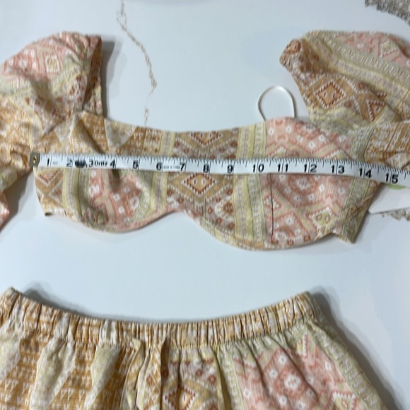 SKY To MOON NWT Bohemian Patterned Skirt Set | M - Picture 9 of 10
